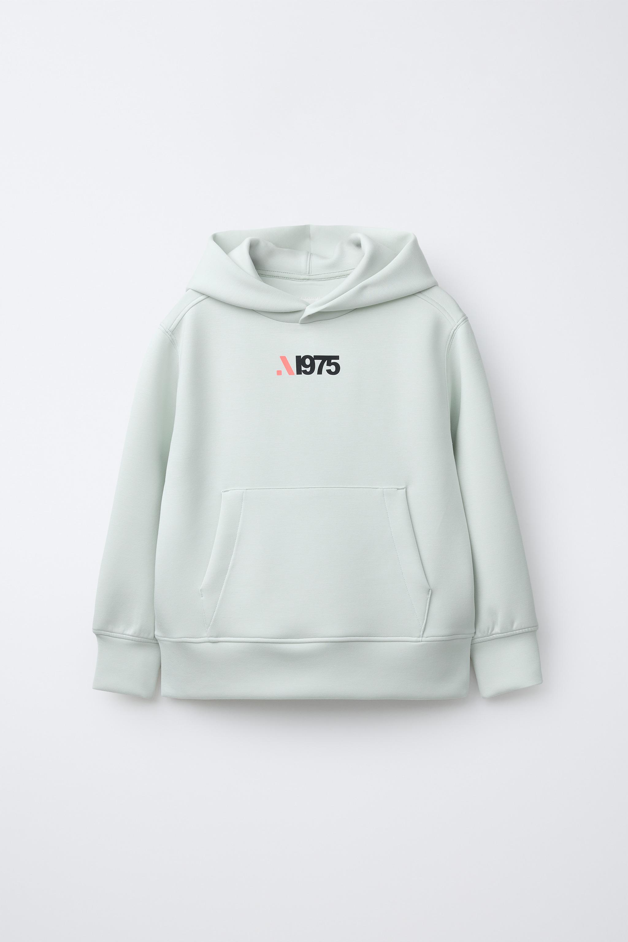 SPORTY PRINTED SWEATSHIRT - Mint | ZARA United States