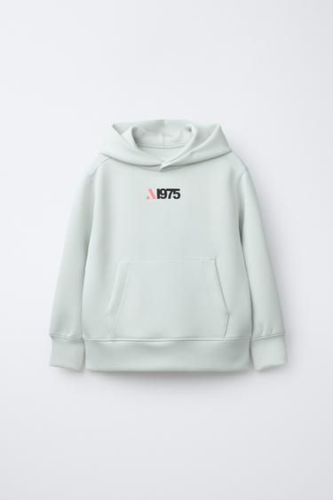 СПОРТИВНАЯ ТОЛСТОВКА С ПРИНТОМ — МЯТНЫЙ от Zara