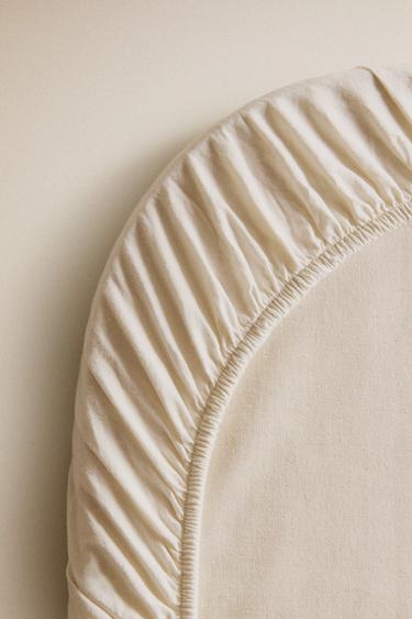 LOT DE 2 DRAPS-HOUSSES POUR BERCEAU BÉBÉ - Blanc cassé de Zara - Image 4