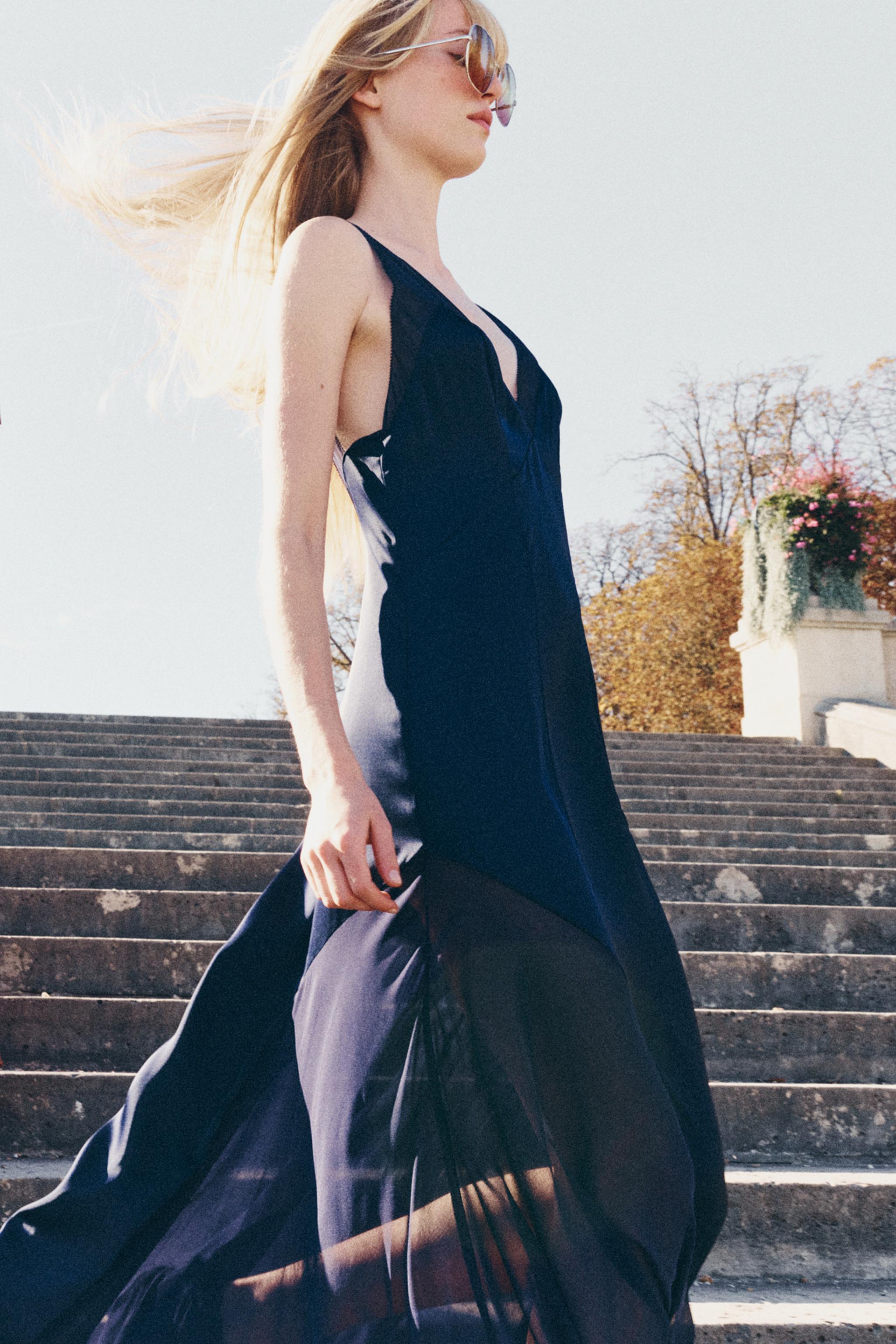 ZW COLLECTION SATIN MAXI DRESS