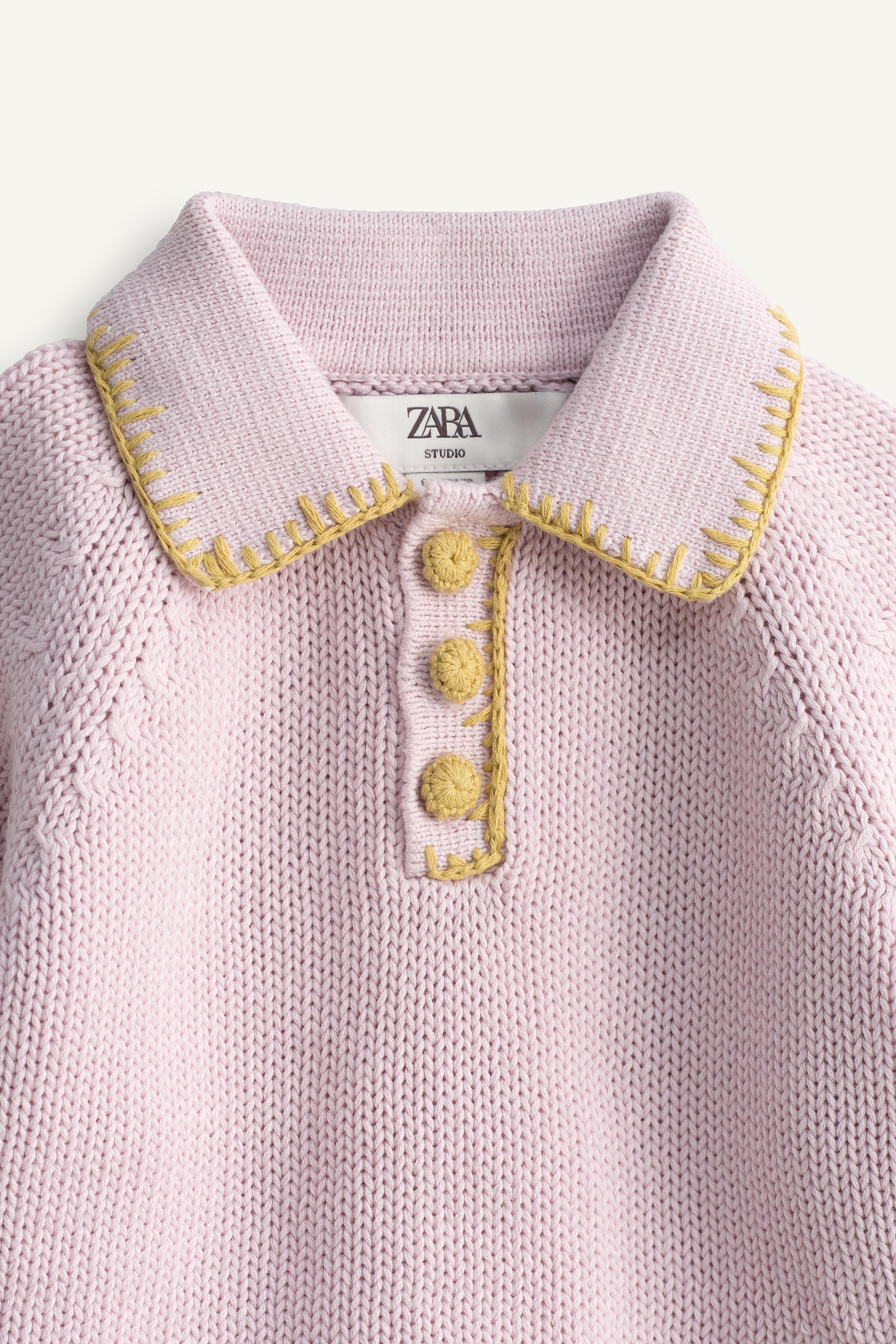 PULL POLO EN MAILLE BRODERIES ÉDITION LIMITÉE