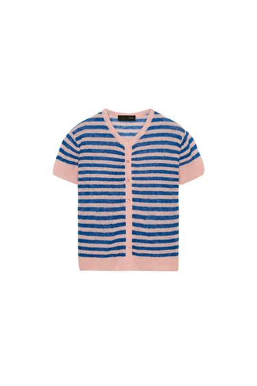 STRIPED WOOL BLEND JACKET - striped by Zara