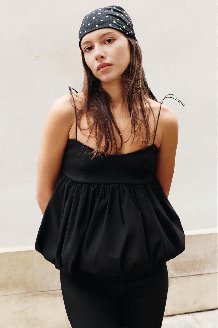 Pantalon Ballon ZARA Enfant - Taille 13-14 Ans, Noir, Occasion Très Bon état