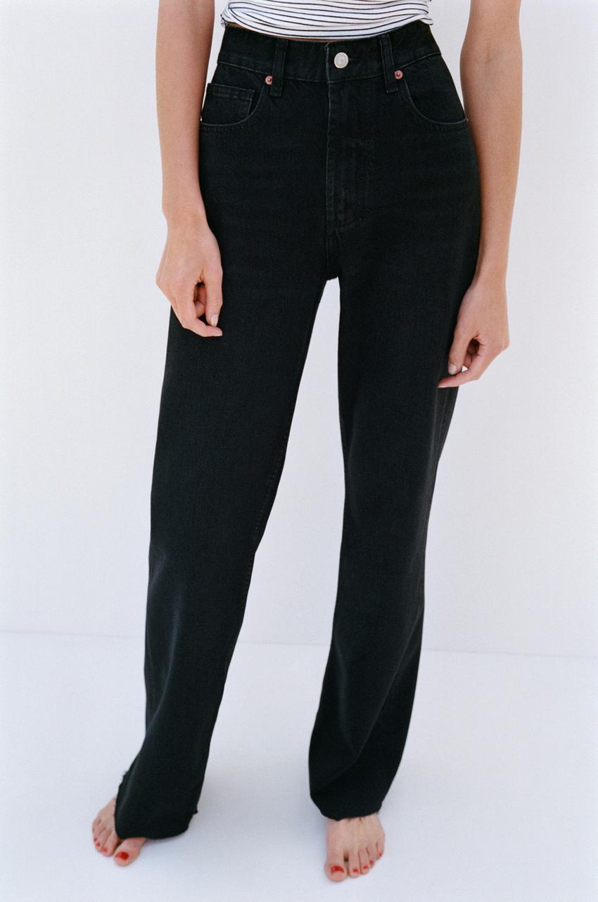 TRF WIDE-LEG HIGH-WAIST JEANS