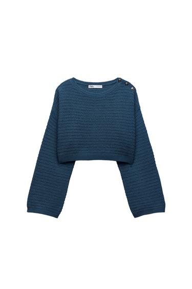 PLAIN KNIT 100% CASHMERE SWEATER