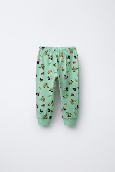 2-6 YEARS/ MICKEY MOUSE © DISNEY T-SHIRT AND TROUSERS PYJAMAS - Ecru by Zara - Image 3