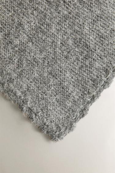 COUVERTURE ENFANT ALPAGA - Gris de Zara - Image 1