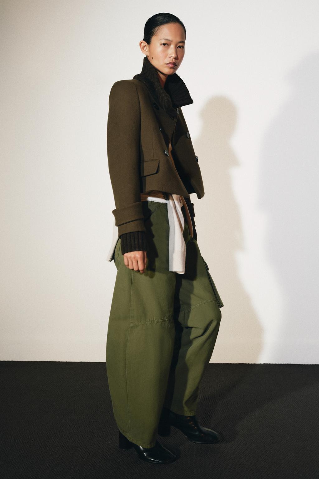 ZW COLLECTION SHORT WOOL BLEND COAT