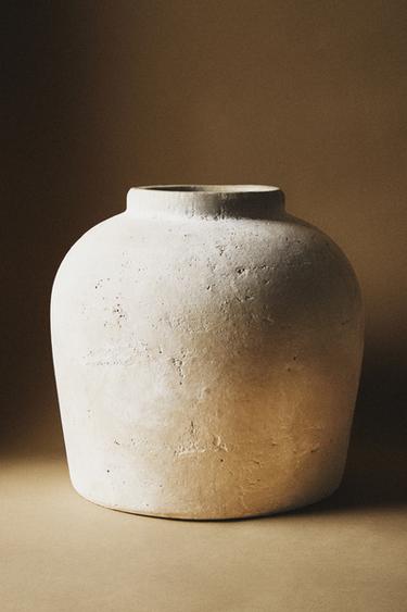 Zara CERAMIC VASE - white