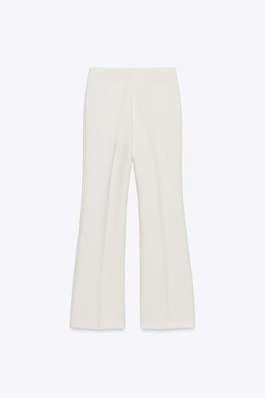 PANTALON FLARE - Écru de Zara - Image 5