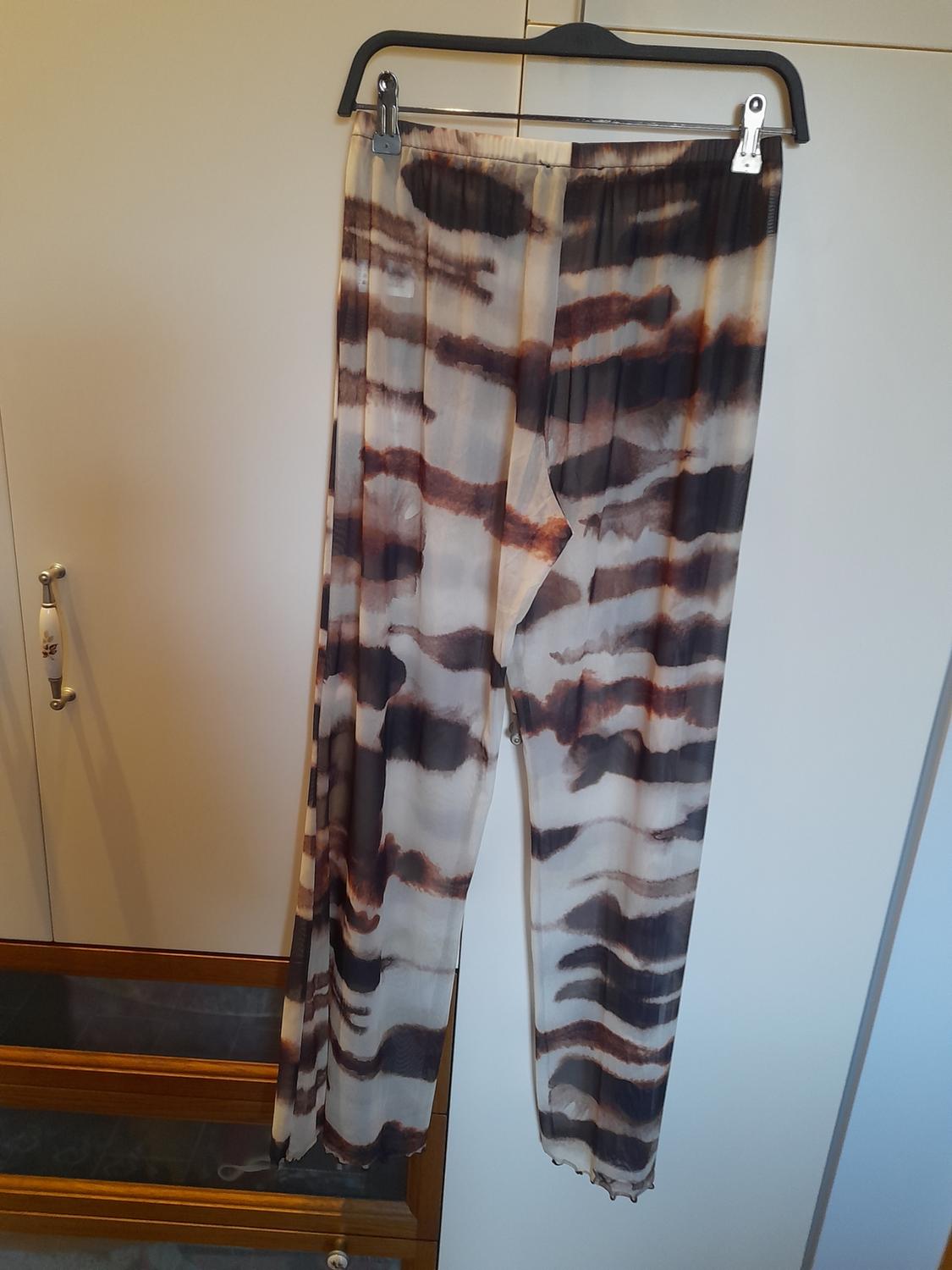 TIE-DYE PRINT TULLE TROUSERS - Image 2