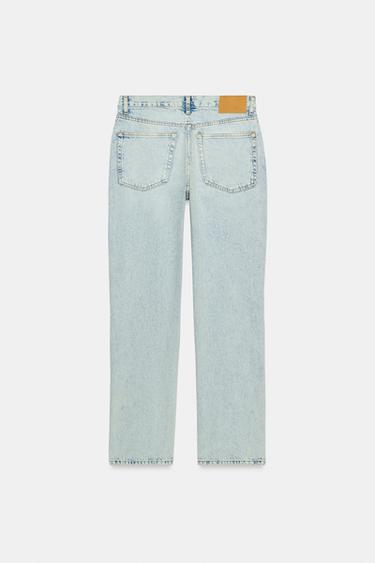ZW COLLECTION RELAXED LOW-RISE JEANS - Light blue by Zara - Image 4