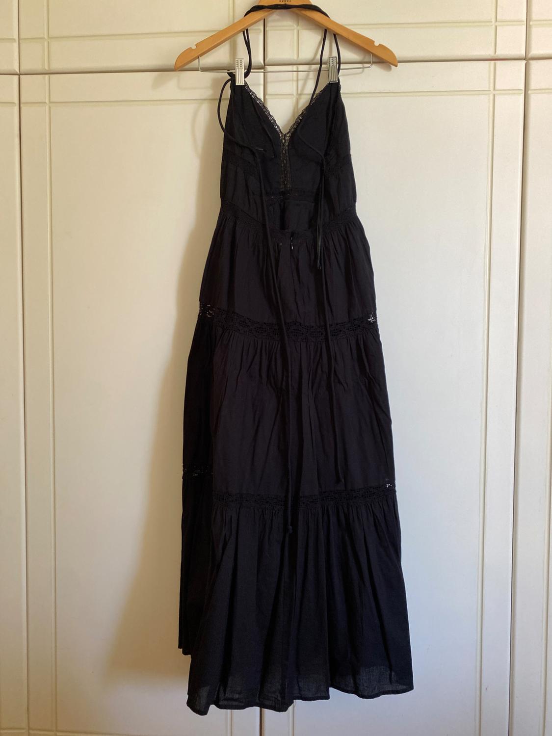 MIDI DRESS WITH LACE TRIM - Image 4