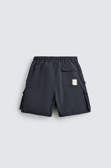 TECHNICAL CARGO BERMUDA SHORTS X SR_A - Blue / Grey by Zara - Image 7