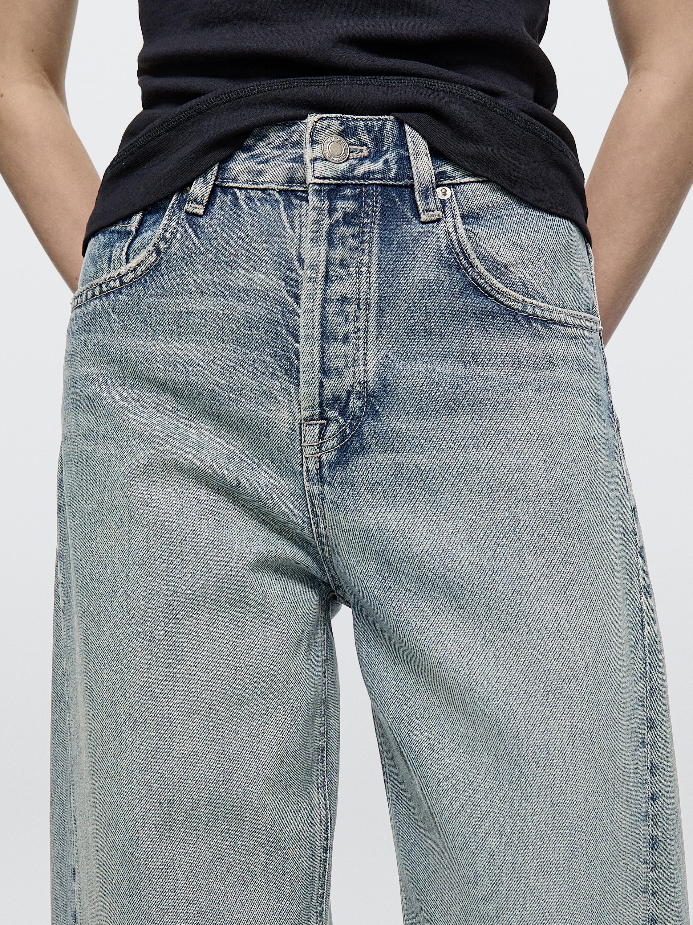 Jean balloon taille moyenne