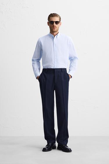 CAMISA REGULAR FIT RAYAS - rayas de Zara - Imagen 0