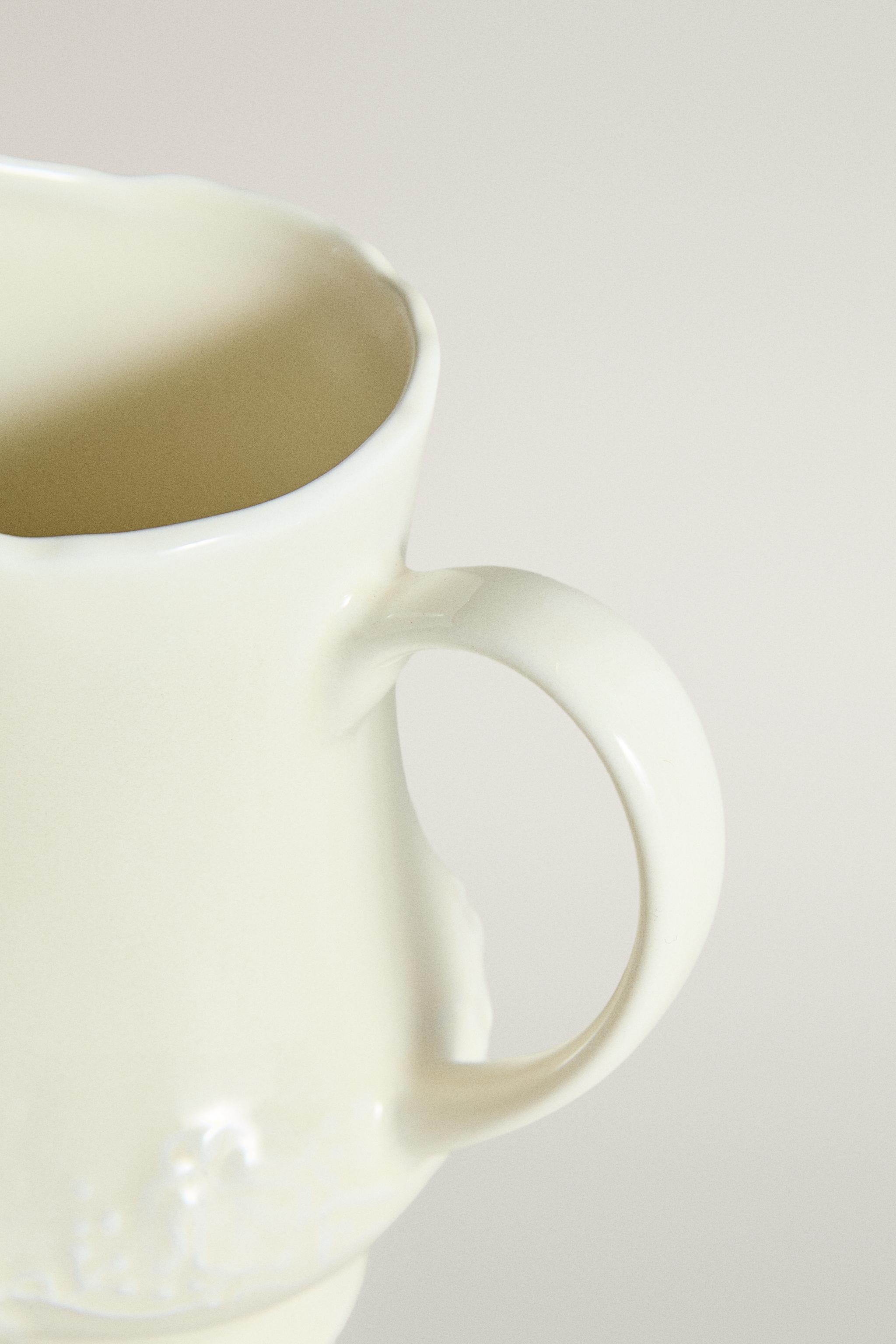 PICHET À LAIT EN PORCELAINE RAISINS