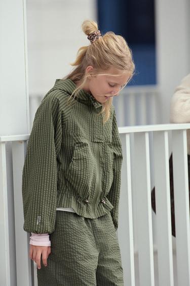 WATER-REPELLENT TECHNICAL SOFTSHELL JACKET - Mid-green by Zara