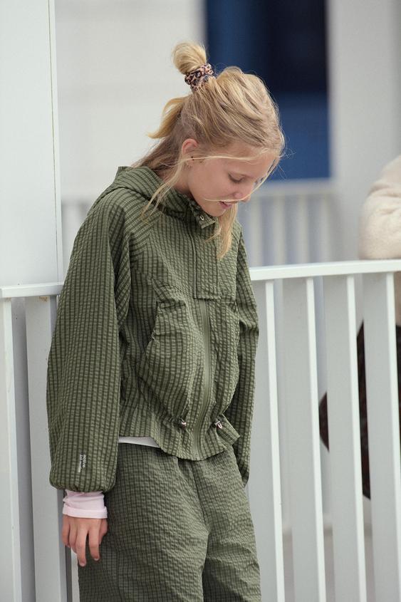 WATER-REPELLENT TECHNICAL SOFTSHELL JACKET - Mid-green by Zara - Image 0