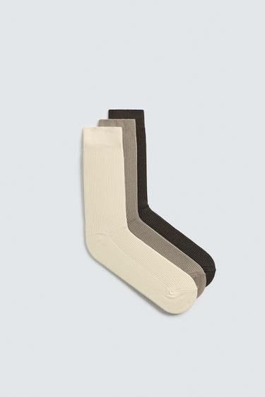 CHAUSSETTES LÉGÈRES LOT DE 3 - divers de Zara - Image 1