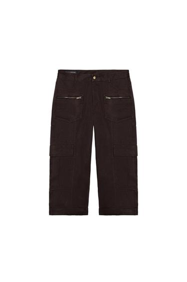 CARGO CAPRI TROUSERS