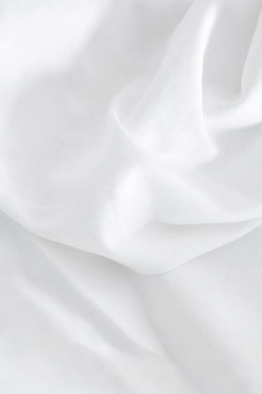 PROTECTEUR DE MATELAS IMPERMÉABLE EN JERSEY DE COTON - Blanc de Zara - Image 3