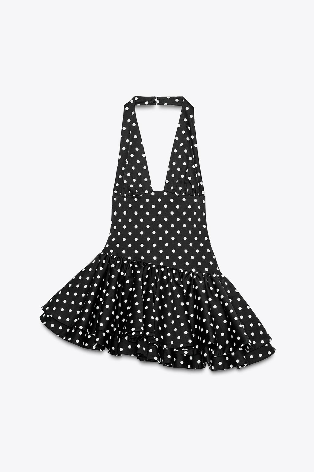 Thumbnail image for POLKA DOT RUFFLED JUMPSUIT DRESS