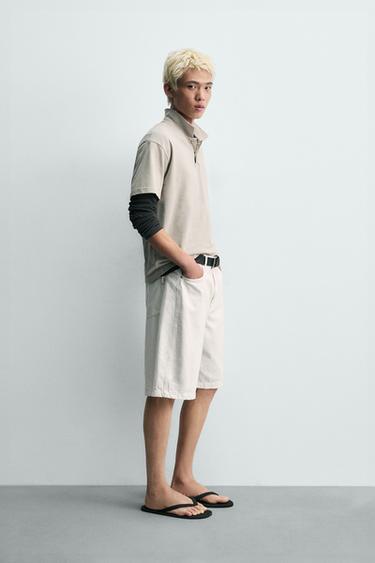 BERMUDA COUPE BAGGY - Blanc de Zara - Image 3