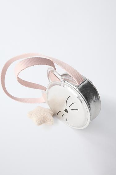 KITTEN CROSSBODY BAG - Silver by Zara - Image 3