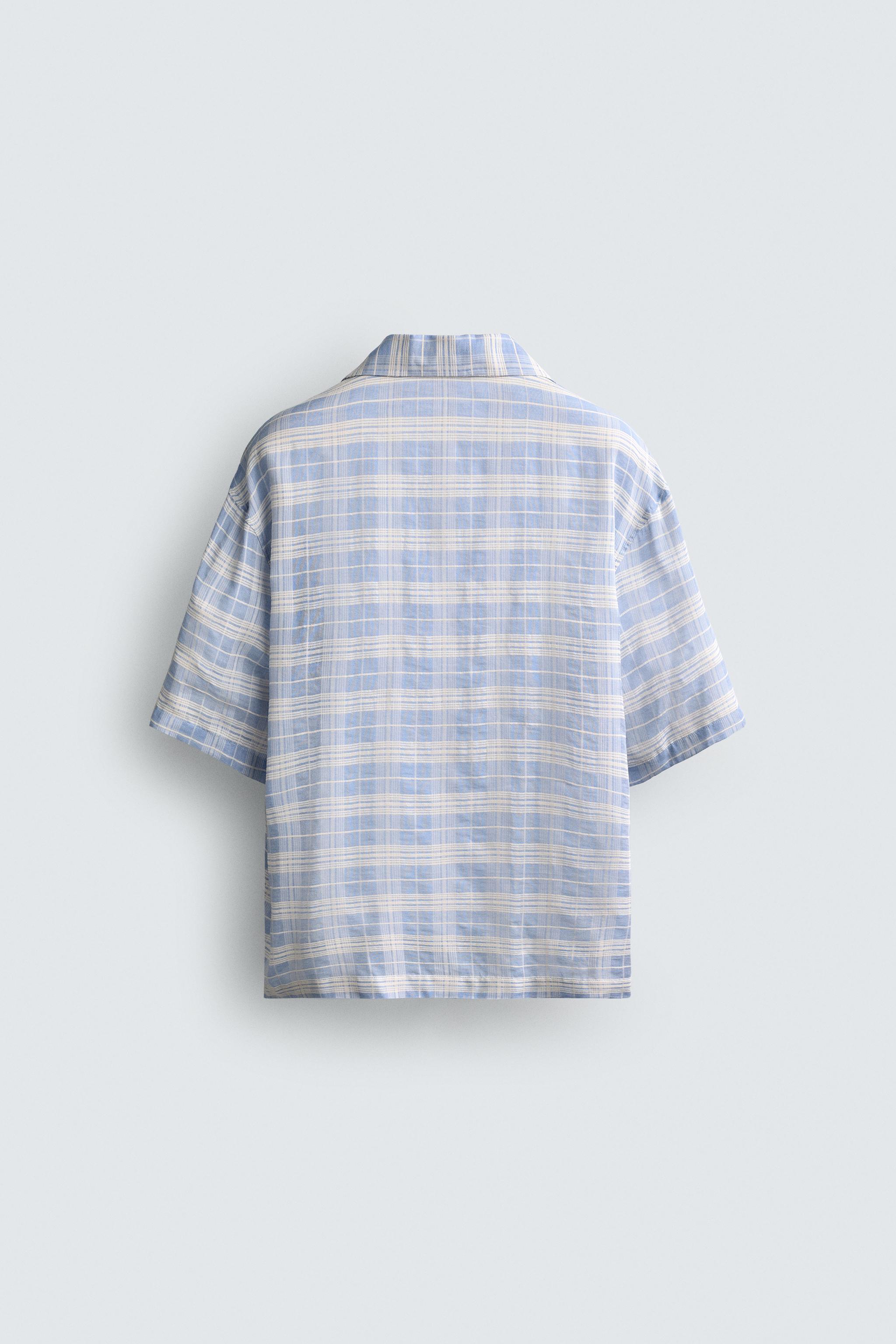CHEMISE EN JACQUARD À CARREAUX