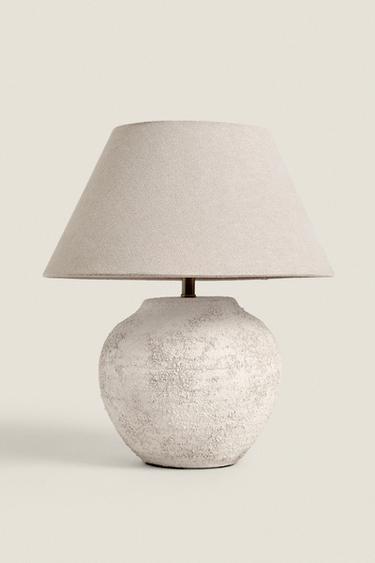 LAMPADA TAVOLO CERAMICA EFFETTO INVECCHIATO - Terracotta di Zara