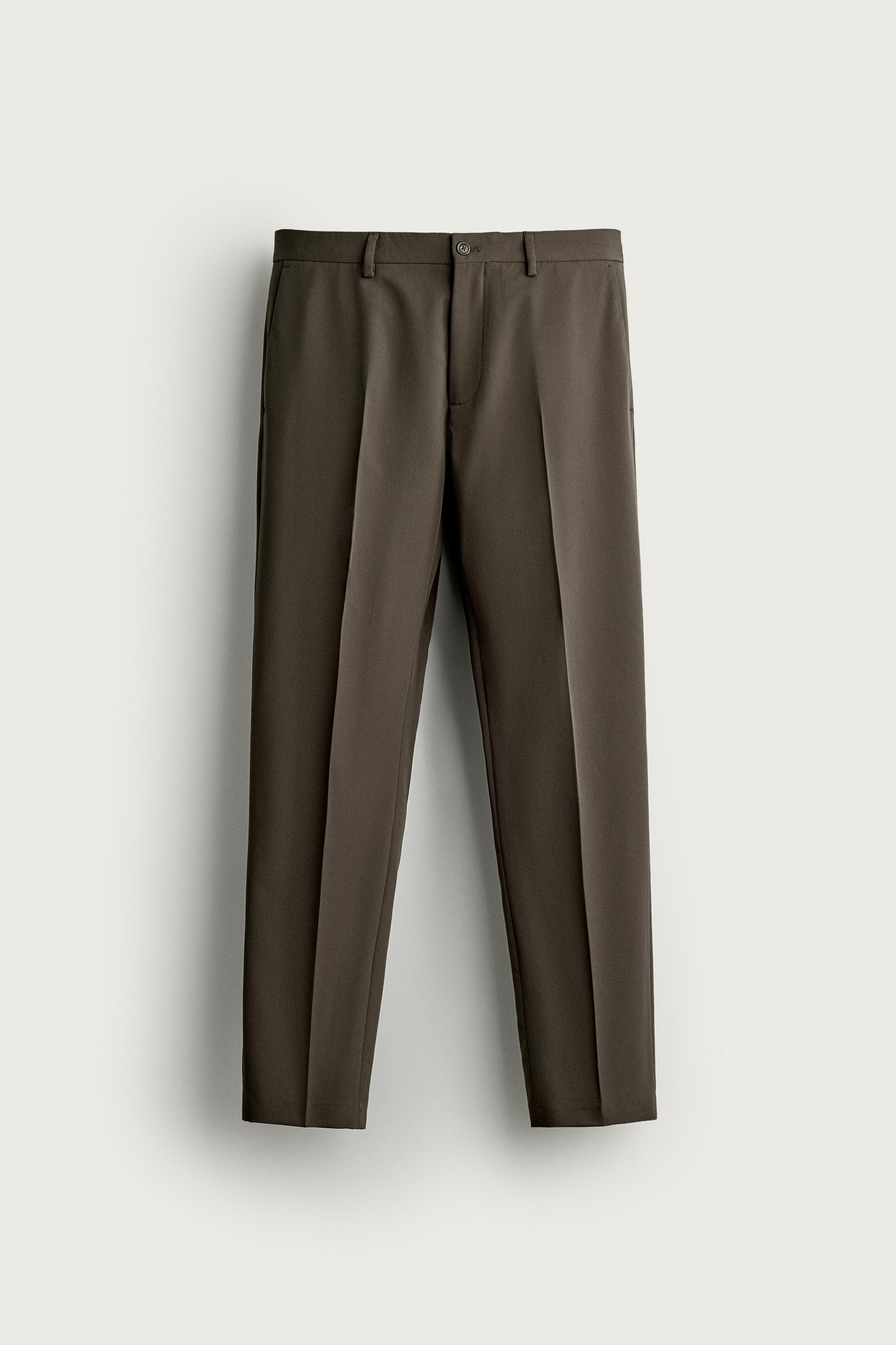 COMFORT SUIT PANTS — Chocolate