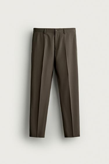 ELEGANTNÉ NOHAVICE COMFORT - Čokoláda zn. Zara