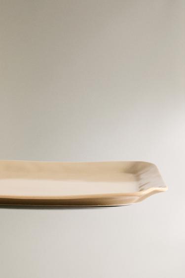 PLATEAU GRÈS CARRÉ - Gris / Beige de Zara - Image 3