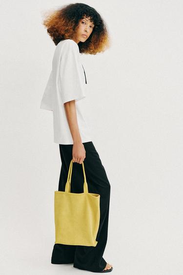 OVERSIZE TEXT T-SHIRT - White by Zara - Image 2