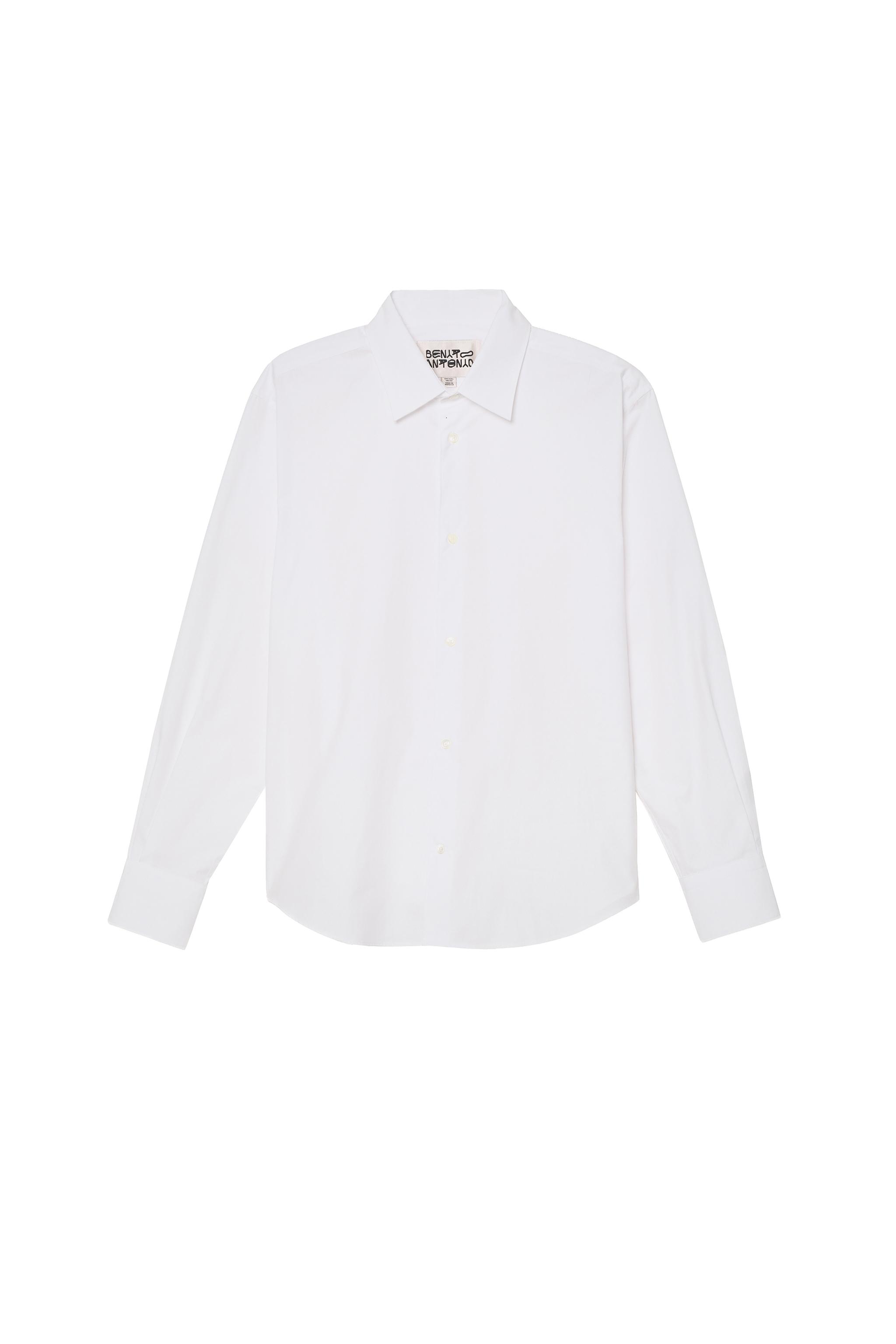 Мужские рубашки Zara REGULAR FIT COTTON POPLIN SHIRT — фото 2