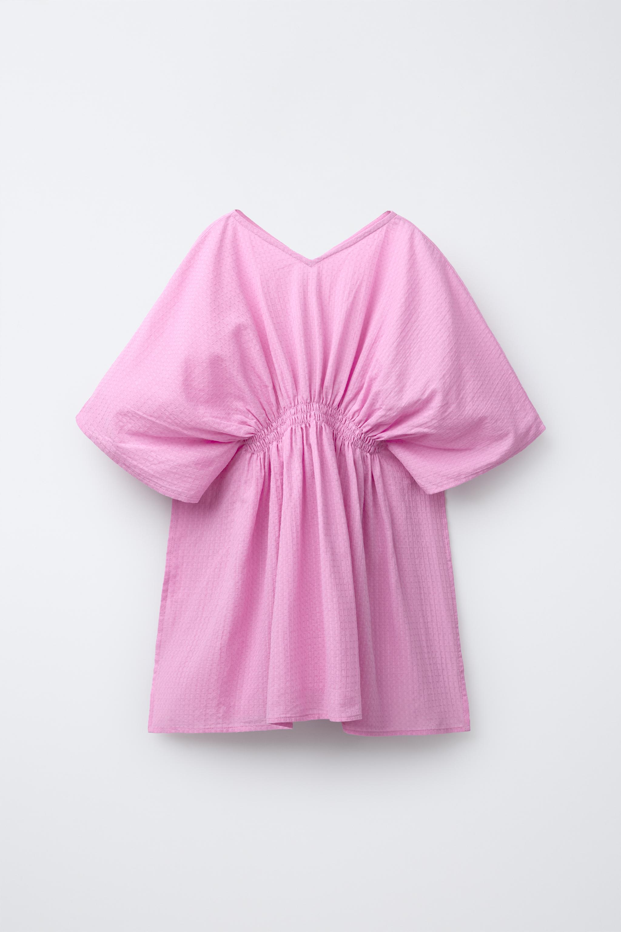 LiLi_yy  KAFTAN STRUKTURALNY - Liliowy | ZARA Polska / Poland