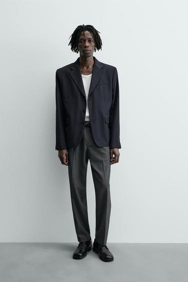 PANTALÓN CINTURA JOGGER REGULAR FIT - FROSTED GRAY de Zara - Imagen 0