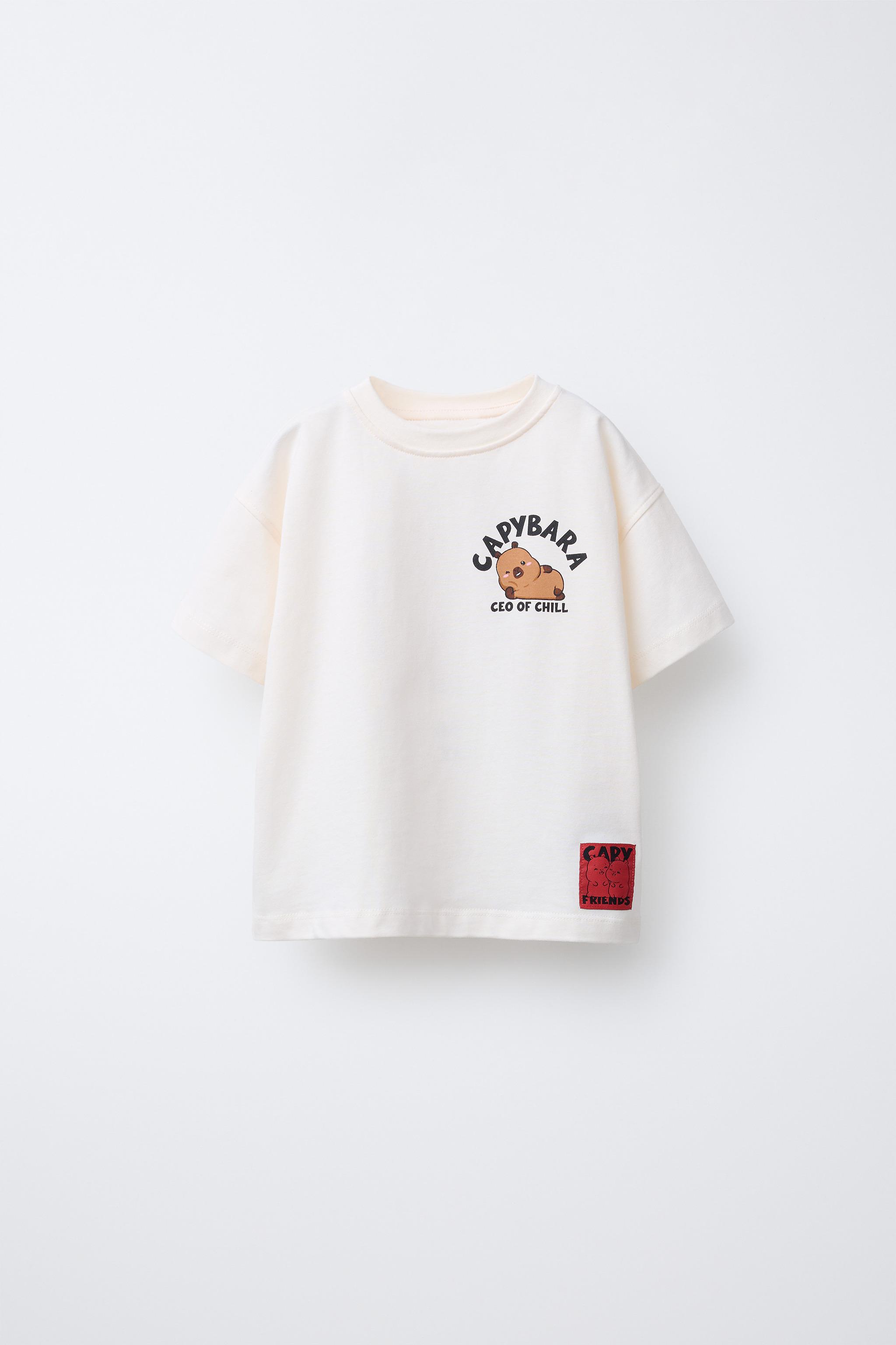 T-SHIRT IMPRIMÉ CAPIBARA CAPYFUN ©