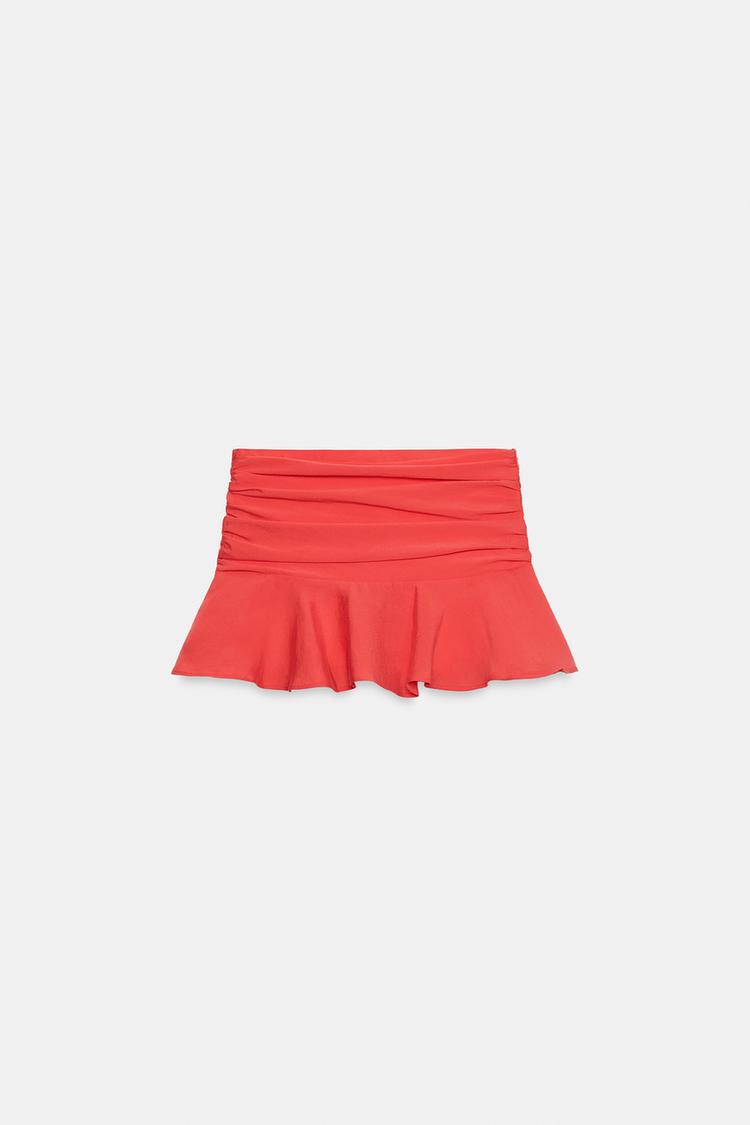 Falda pantalón con volantes y vuelo 6
