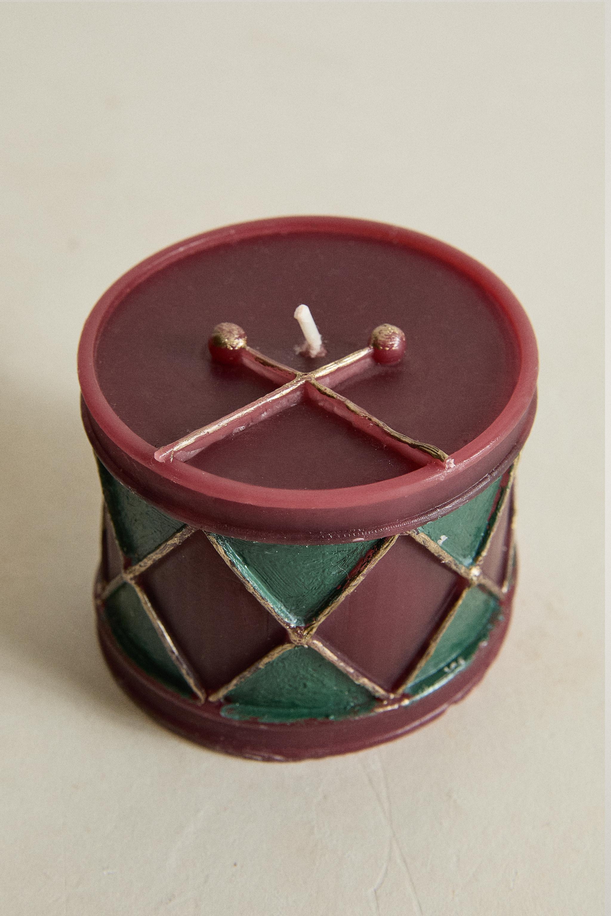 GINGERBREAD DRUM SCENTED CANDLES PACK (PACK OF 3)
