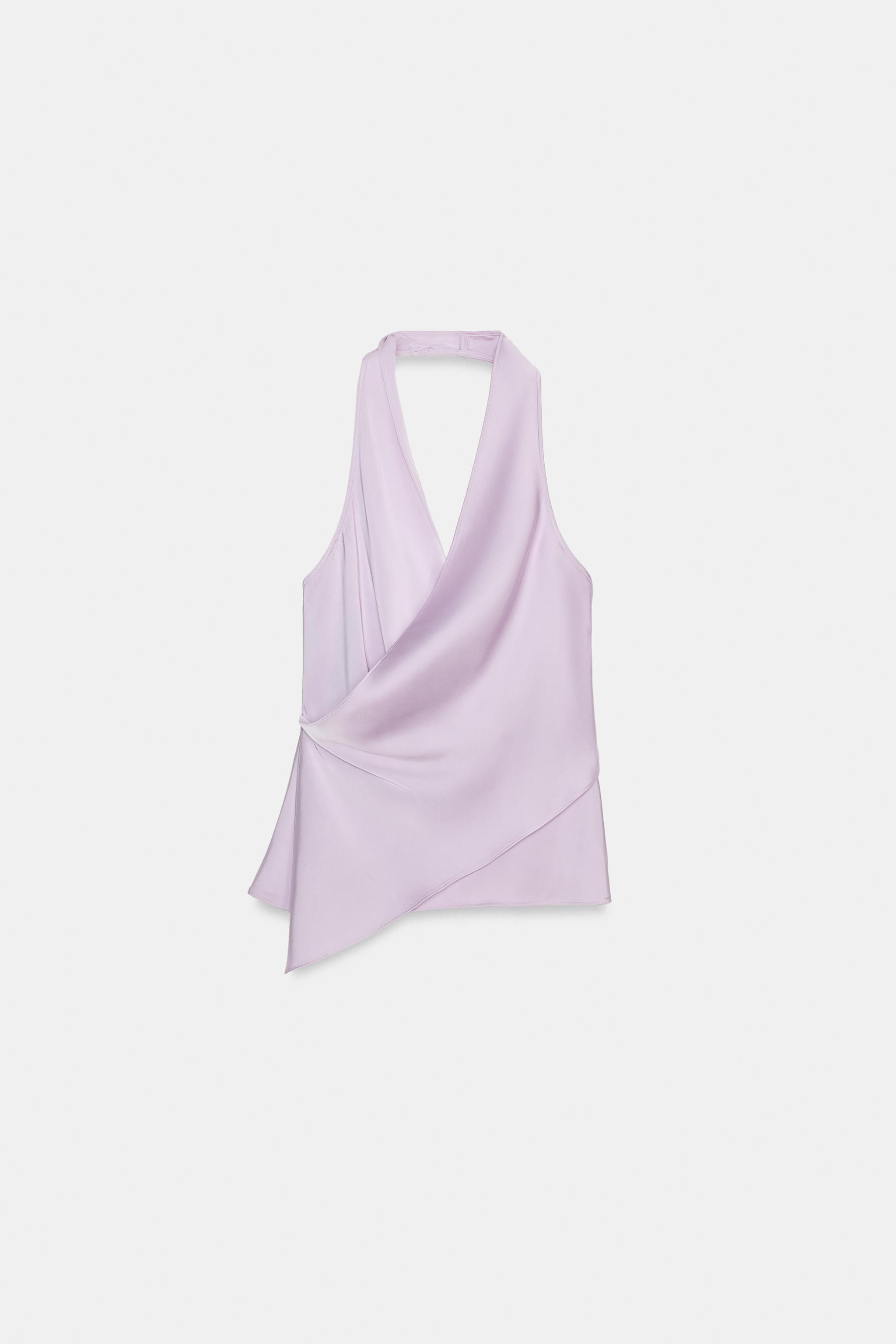 SATEN HALTER TOP - Görsel 5