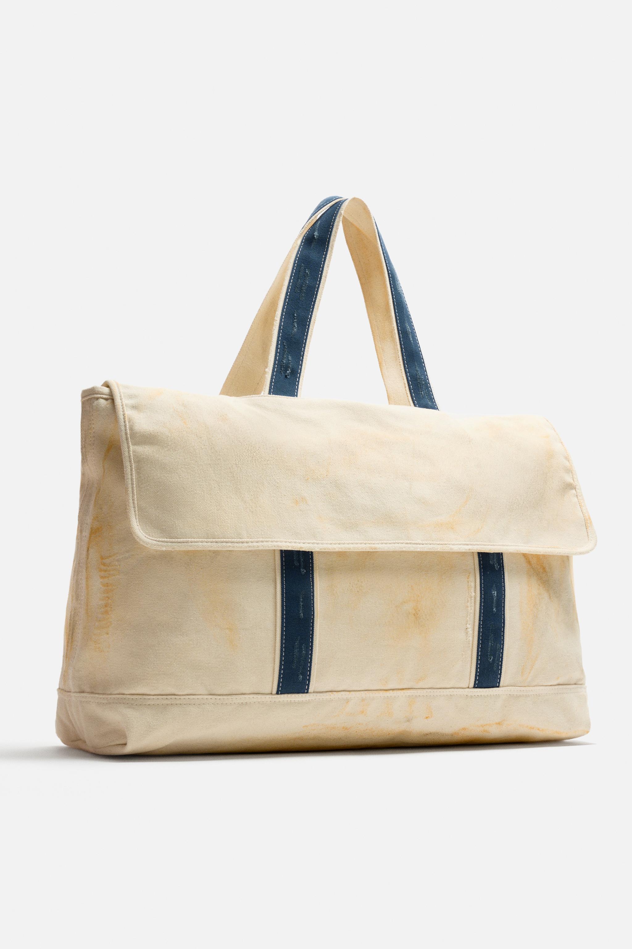 キルティング加工ショッパートートバッグ - ブラック | ZARA