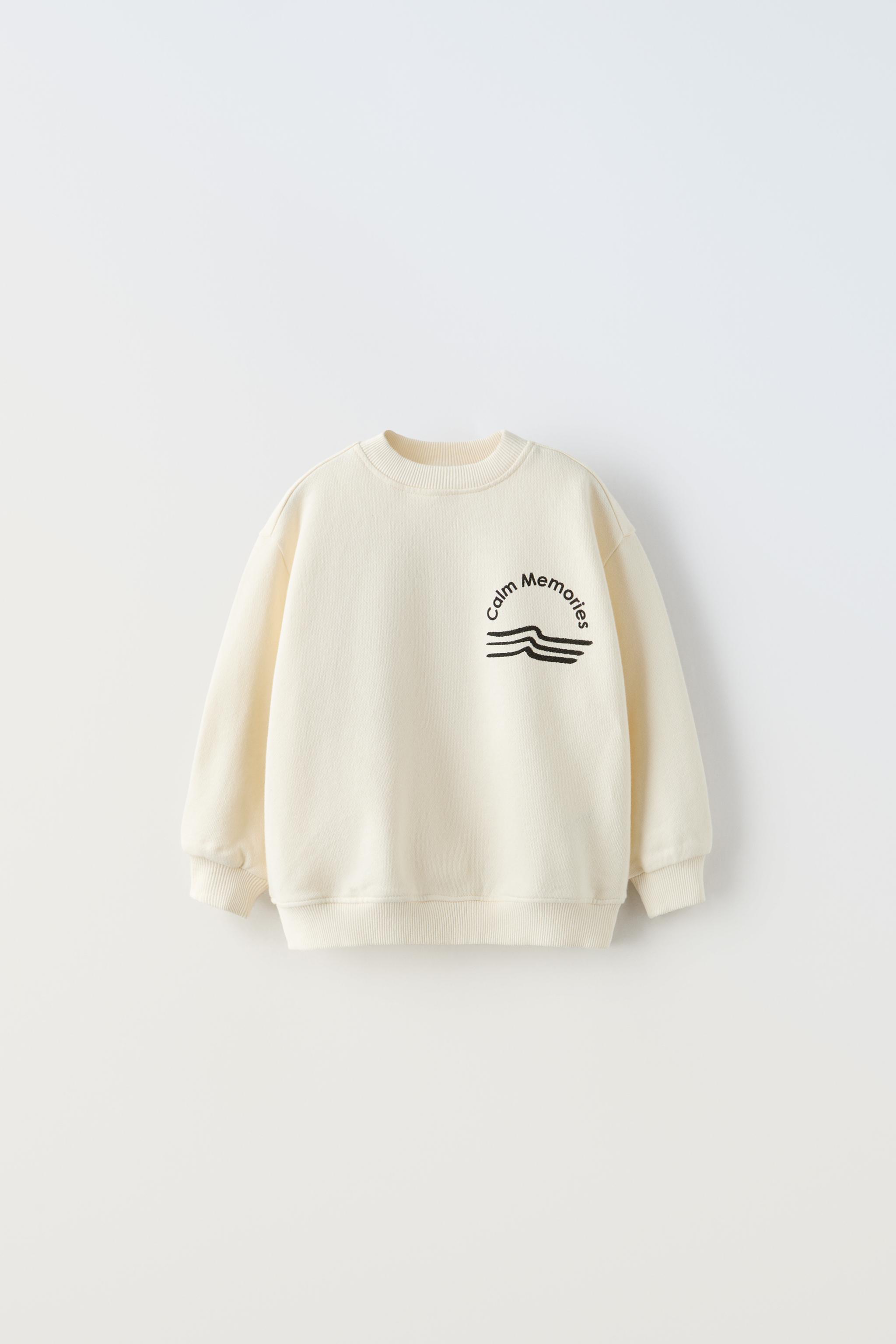 Zara baby best sale name sweatshirt