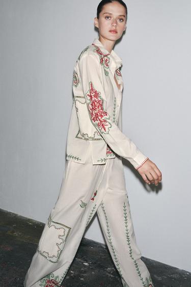 CHEMISE BRODÉE ZW COLLECTION - Multicolore de Zara