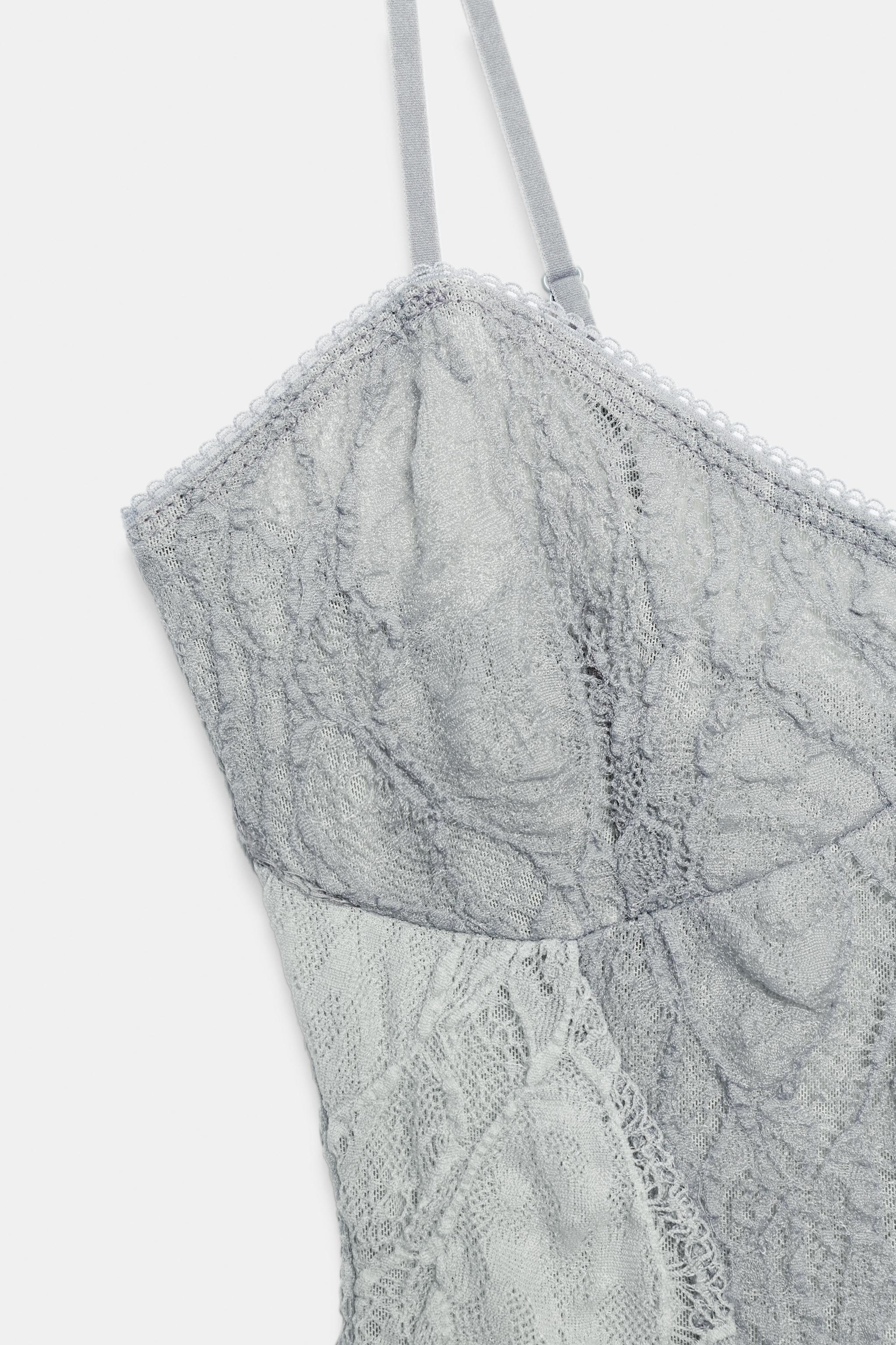 COMBINATION LACE BODYSUIT
