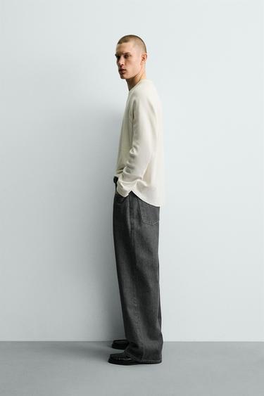 JEAN COUPE LOOSE - Gris bleu de Zara - Image 3