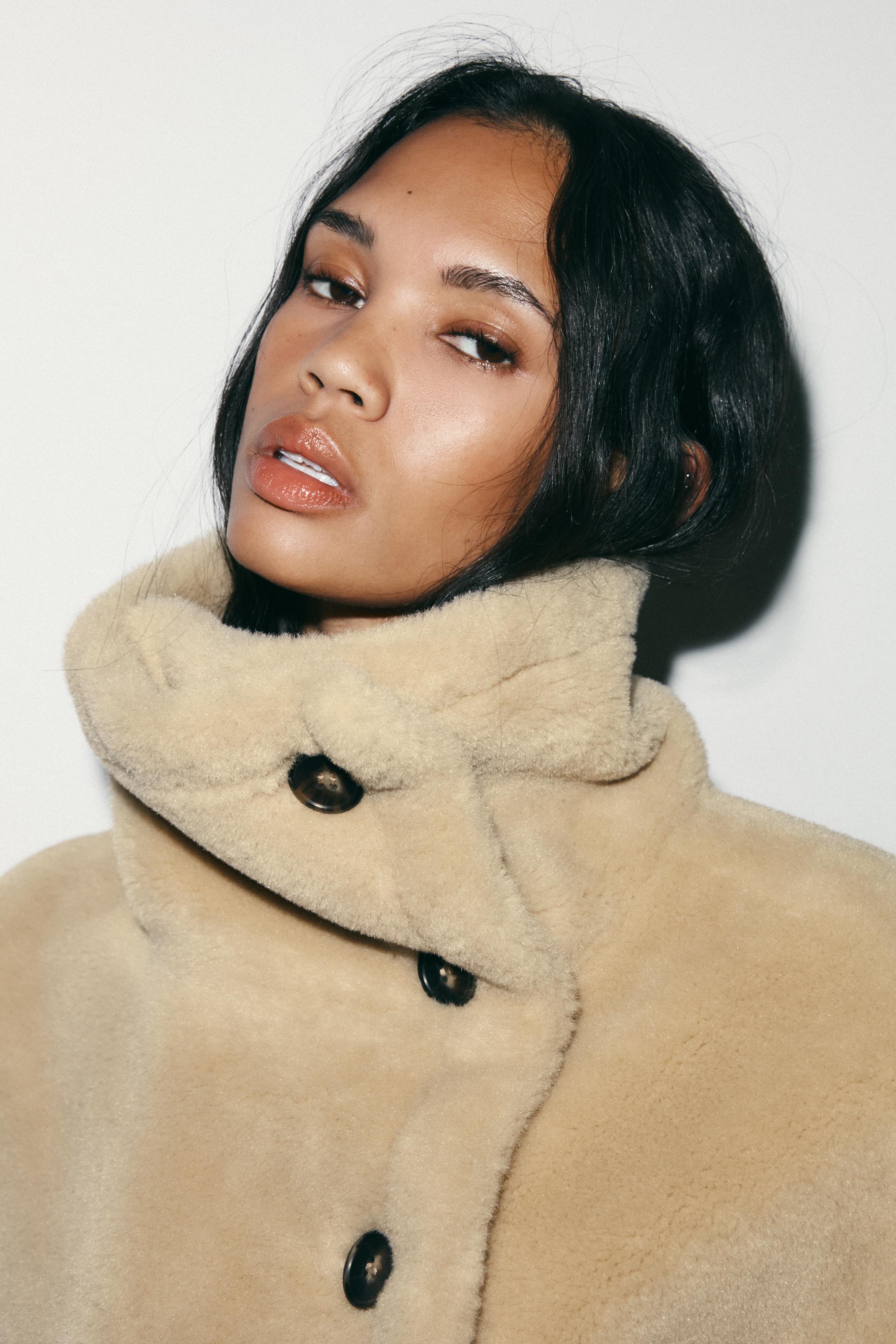 リバーシブルダブルフェイスジャケット - エクリュ | ZARA Japan / 日本