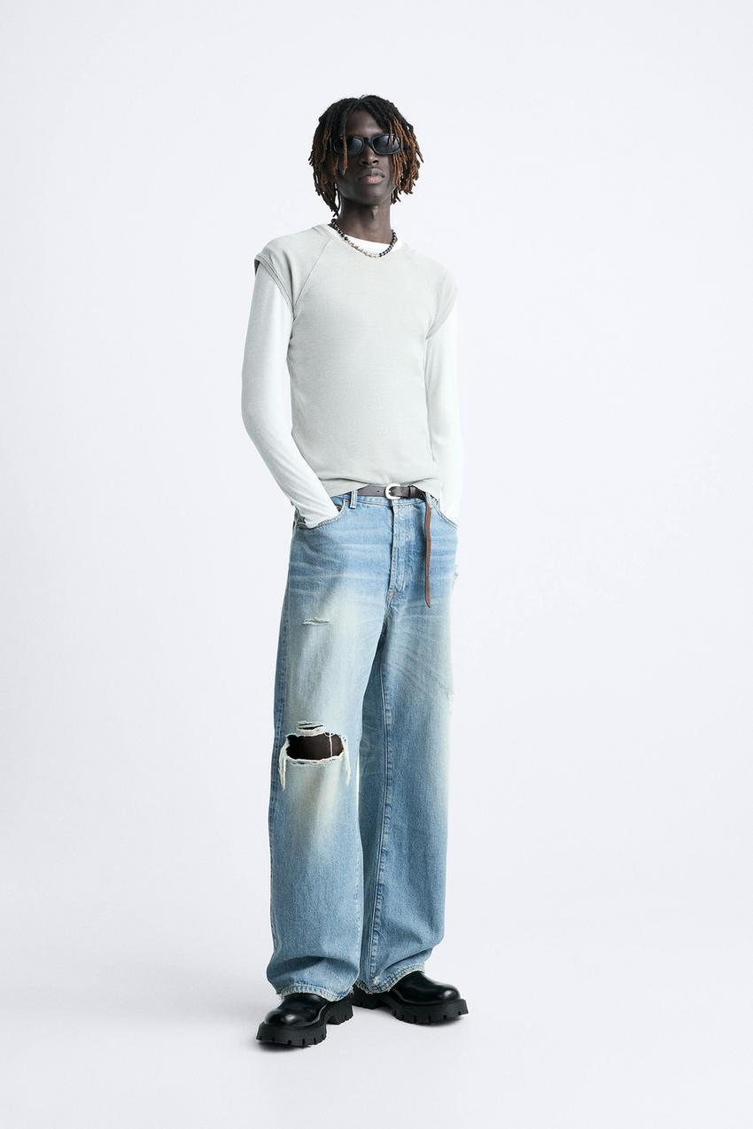 Zara mens baggy jeans Clearance