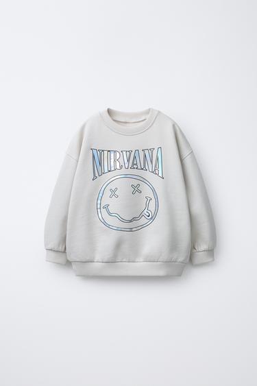 IRISEREND NIRVANA ® SWEATSHIRT MET PRINT - IJs van Zara - Afbeelding 0